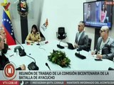 Vpdta. Delcy Rodríguez lidera reunión de trabajo con la Comisión Bicentenaria de la Batalla de Ayacucho