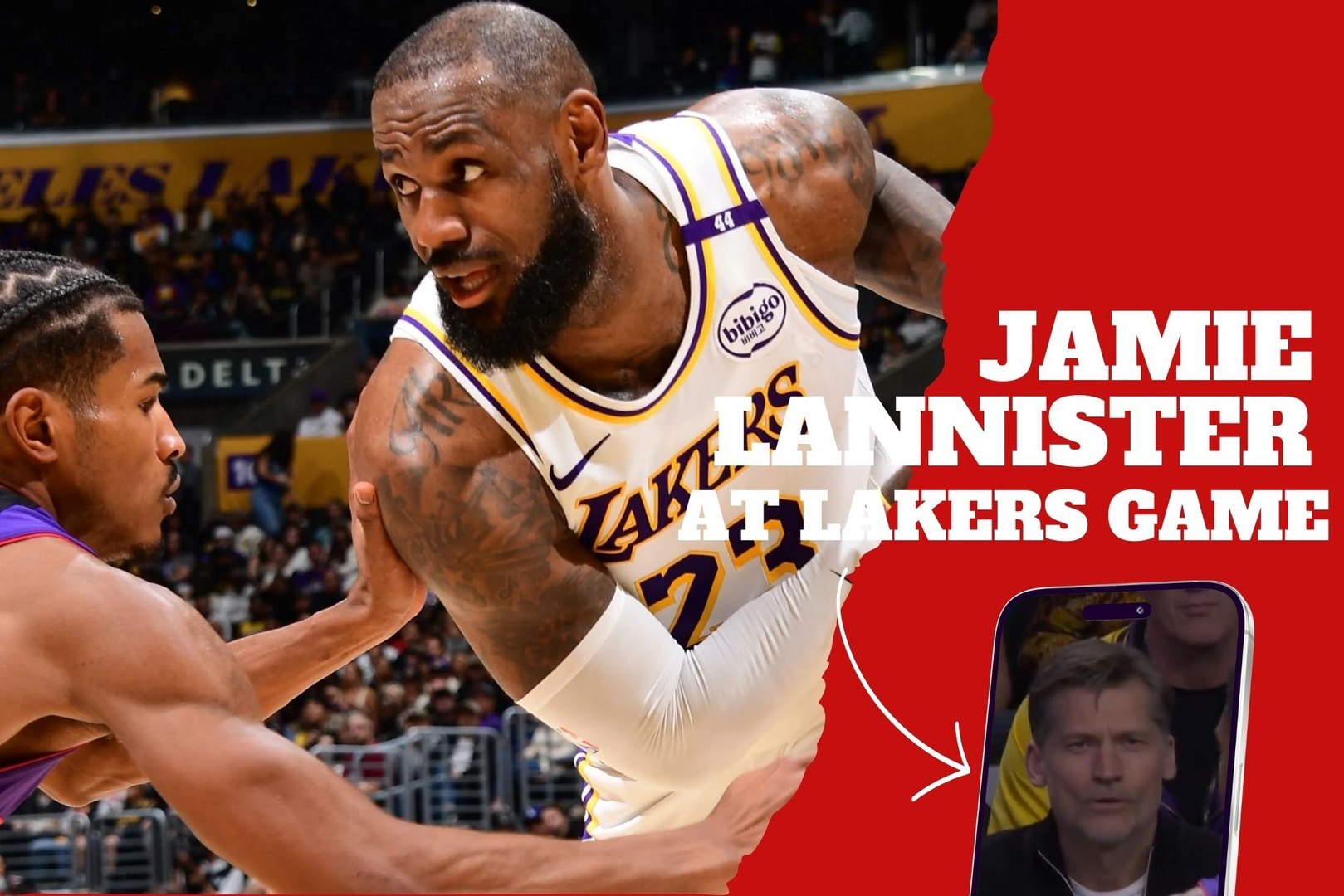 RJ Barrett’s starstruck moment after noticing royalty at game against Lakers