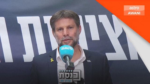 Kekejaman Zionis: Menteri Kanan Israel mahu tuntut Tebing Barat pada 2025