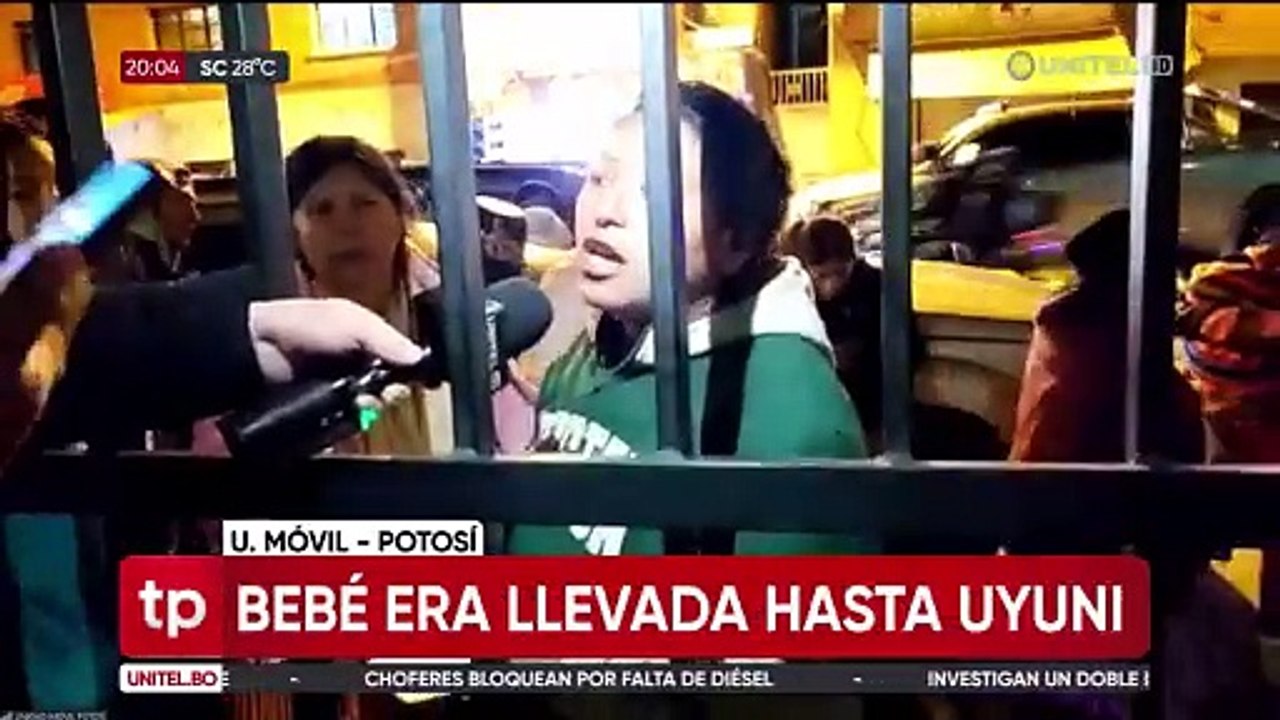 Rescatan en una parada de salida a Uyuni a la bebé raptada en un mercado de Potosí