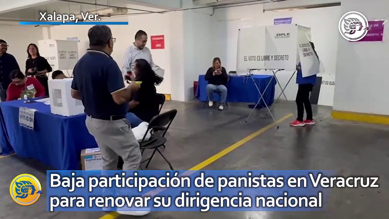 Baja participación de panistas en Veracruz para renovar su dirigencia nacional