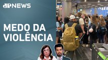 Brasileiros buscam segurança e se mudam para os Estado Unidos; Dora Kramer e Kobayashi avaliam