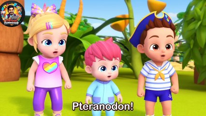 Let’s Fly With A New Dino Friend, Pteranodon!ㅣBaby Nursery Rhymes and Kids Songs