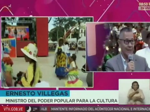 Min. Ernesto Villegas: La Venezuela profunda se han expresado en los festivales Viva Venezuela