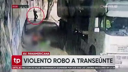 Video: hombre sufre un violento robo en la zona sur de Cochabamba