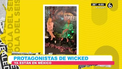Protagonistas de 'Wicked' se encuentran en México