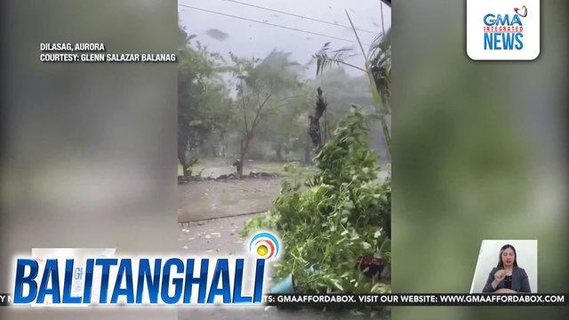 Ilang lugar sa Aurora at Isabela, hinagupit ng Bagyong #NikaPH | Balitanghali