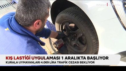 Kış lastiği uygulaması 1 Aralık'ta başlıyor