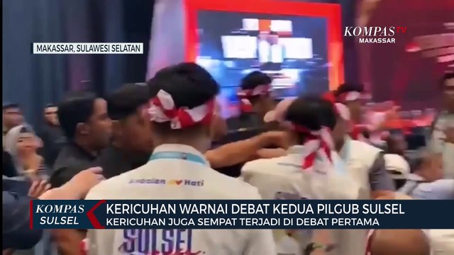 KERICUHAN MEWARNAI DEBAT KEDUA PILGUB SULSEL