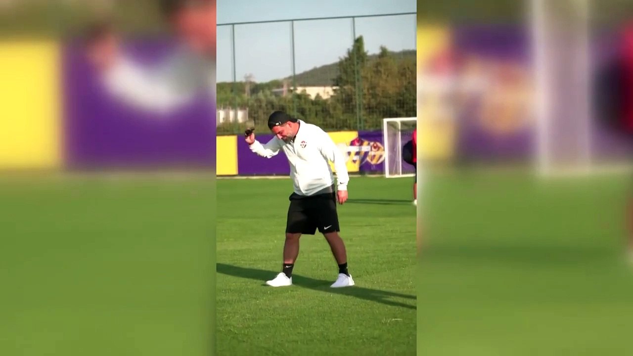 Arda Turan'ın keyfi yerinde! İdmanda halay çekti