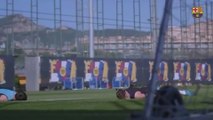 La secuencia en el entrenamiento del Barça que lo explica todo: vean cómo aparece el culpable