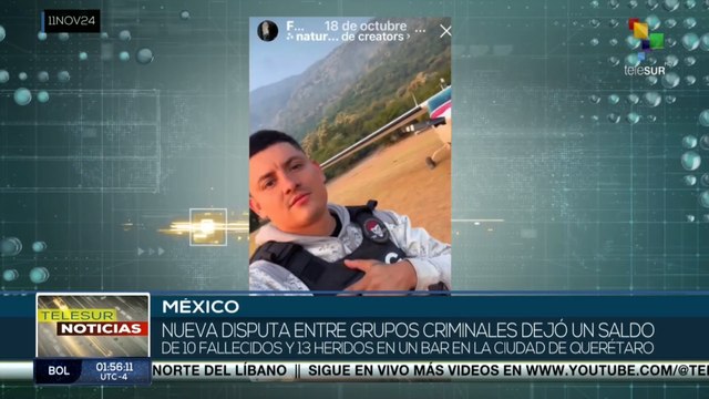 En México nueva disputa entre grupos criminales dejó 10 fallecidos y 13 heridos