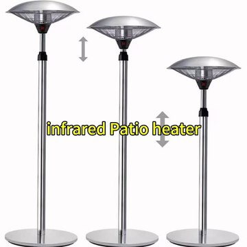 Outdoor Patio Heater - Stainless Steel Patio Heater 3 Levels Adjustable Power Waterproof, Pour Power Off Outdoor Heater for Patio