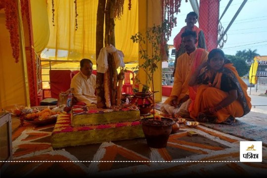Tulsi Vivah 2024: तुलसी विवाह के मौके पर हो रहा हरिद्रा लेपन