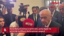 Bahçeli'den sorulan soruya sert tepki: Vazgeçemiyorsan gazeteciliği bırak!