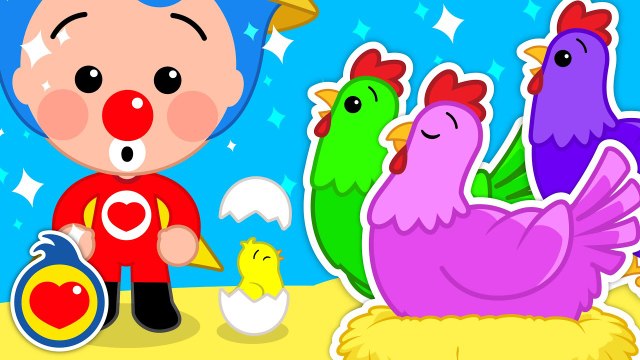 Gallinas y Pollitos de Colores Aprende los Colores Canciones Infantiles Plim Plim