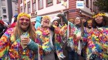 Alemania celebra su carnaval con fuertes medidas de seguridad reforzadas