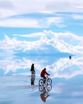Salar De Uyuni Di Bolivia Merupakan Dataran Garam Terbesar Di dunia, Dengan Luas 10.000 KM Persegi