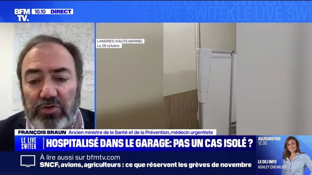 Patient hospitalisé dans un garage: Cette situation devient chronique , déplore François Braun, ancien ministre de la Santé