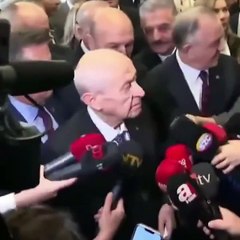 Devlet Bahçeli Basın Mensuplarını Azarladı