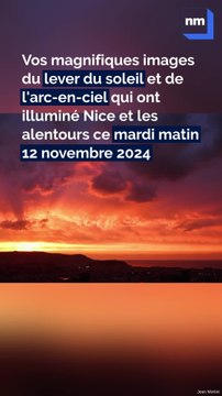 Voici vos magnifiques photos de cette matinée du mardi 12 novembre à Nice (oui c'était avant la grisaille)