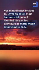 Voici vos magnifiques photos de cette matinée du mardi 12 novembre à Nice (oui c'était avant la grisaille)