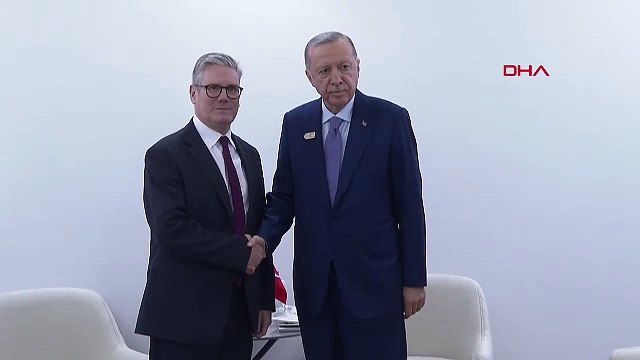 Cumhurbaşkanı Erdoğan, İngiltere Başbakanı Keir Starmer ile görüştü - (Geniş haber)