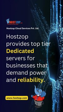 Hostzop provides top tier Dedicated servers for businesses that demand power and reliability.