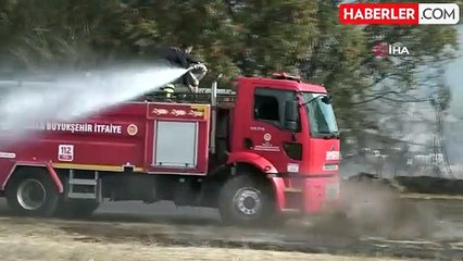 Yeniköy'de Anız Yangını Kontrol Altına Alındı