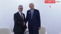 Cumhurbaşkanı Erdoğan, İngiltere Başbakanı Starmer ile görüştü