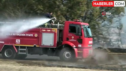 Yeniköy'de Anız Yangını Kontrol Altına Alındı