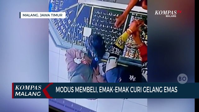 Nyaru Pembeli, Emak-Emak Curi Gelang di Toko Emas