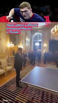 Alexis Lebrun a affronté Emmanuel Macron à l'Élysée !