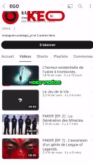 EGO SUPPRIME TOUTES CES VIDEOS YOUTUBES ? 😨