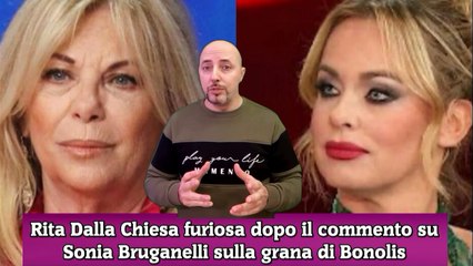 Rita Dalla Chiesa furiosa dopo il commento su Sonia Bruganelli sulla grana di Bonolis