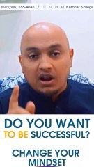 Pakistan's mindset is job-oriented, and it's time to change | Dr. Tayyab Qazi | Karobar Kollege |