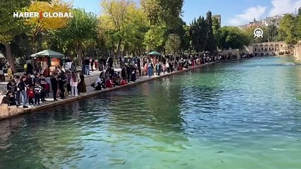 Balıklıgöl ara tatilde ziyaretçilerini ağırlıyor