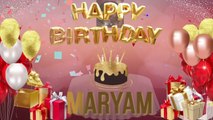 MARYAM - Happy Birthday Maryam