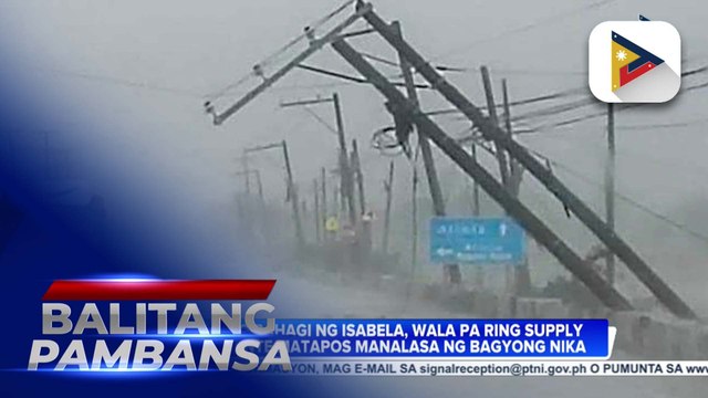 Malaking bahagi ng Isabela, wala pa ring supply ng kuryente matapos manalasa ang Bagyong #NikaPH