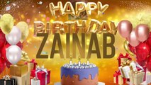 ZAINAB - Happy Birthday Zainab