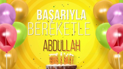 İyi ki doğdun ABDULLAH - İsme Özel Pop Doğum Günü Şarkısı