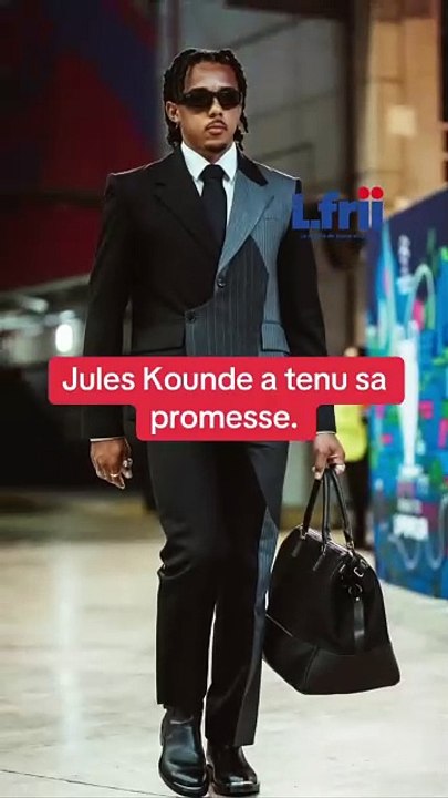 Equipe de France : Jules Koundé tient sa promesse