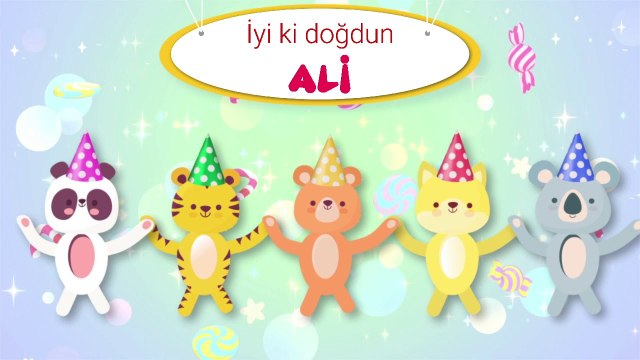 İyi ki doğdun ALİ - İsme Özel Doğum Günü Şarkısı (FULL VERSİYON) ALİ
