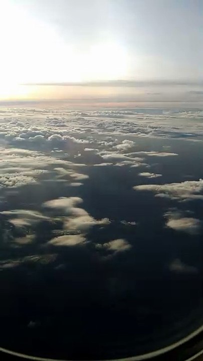 Clouds from 30000 Foot from Airplane l Amazing Look l Beautiful View l First Time