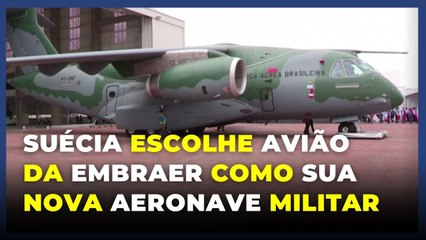 Avião da Embraer é escolhido como a nova aeronave militar de transporte tático da Suécia