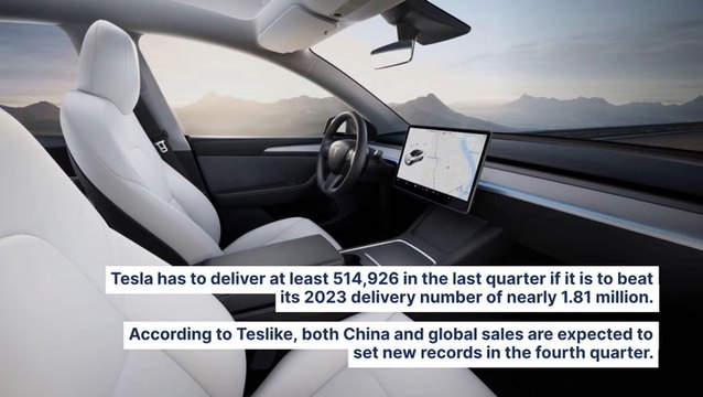 Tesla Q4 Deliveries Expected To Set New Records But Not Enough To Avoid Yearly Sales Decline, Says Researcher