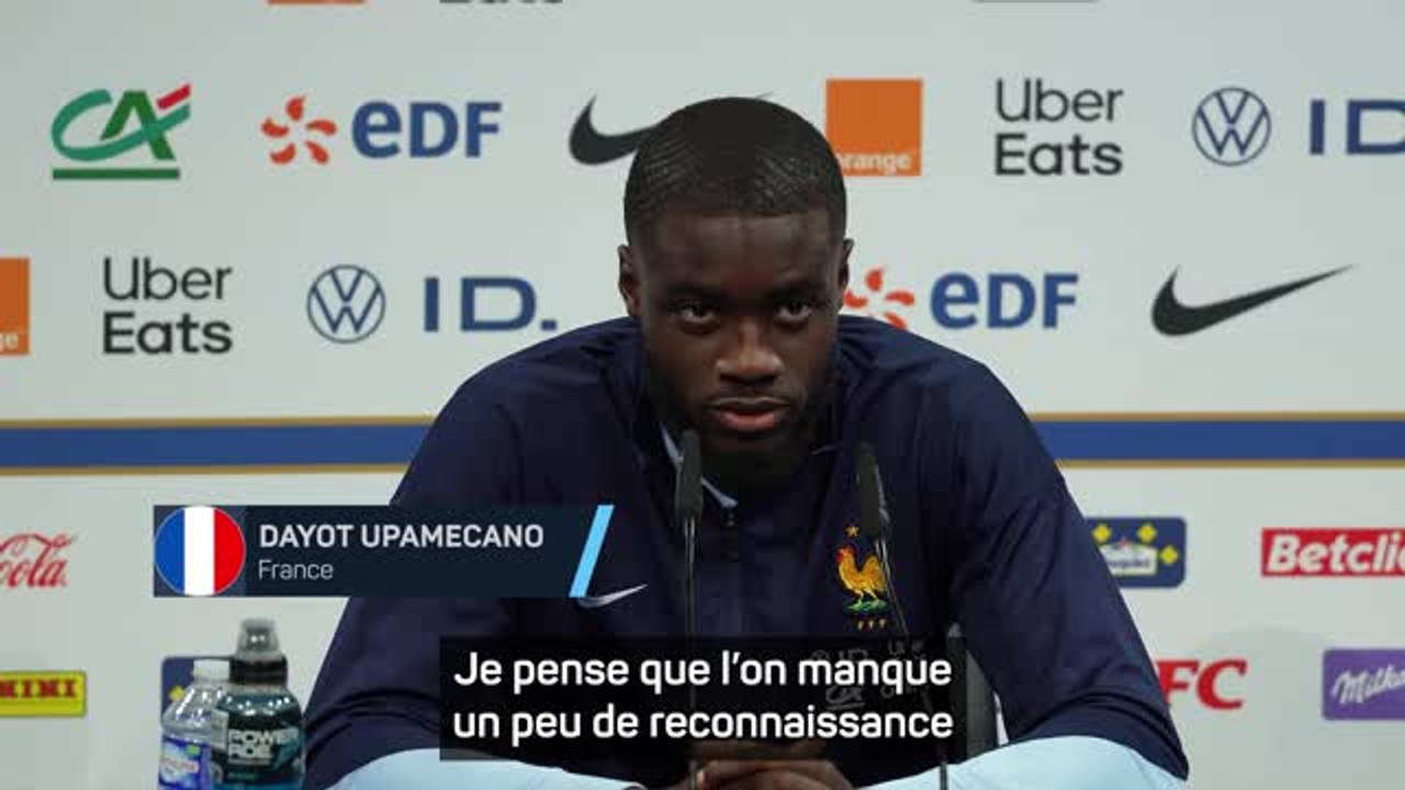 Bleus - Upamecano : “On manque un peu de reconnaissance envers Mbappé”