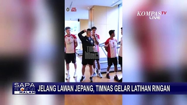 Timnas Indonesia Gelar Latihan Ringan Jelang Lawan Jepang di Kualifikasi Piala Dunia