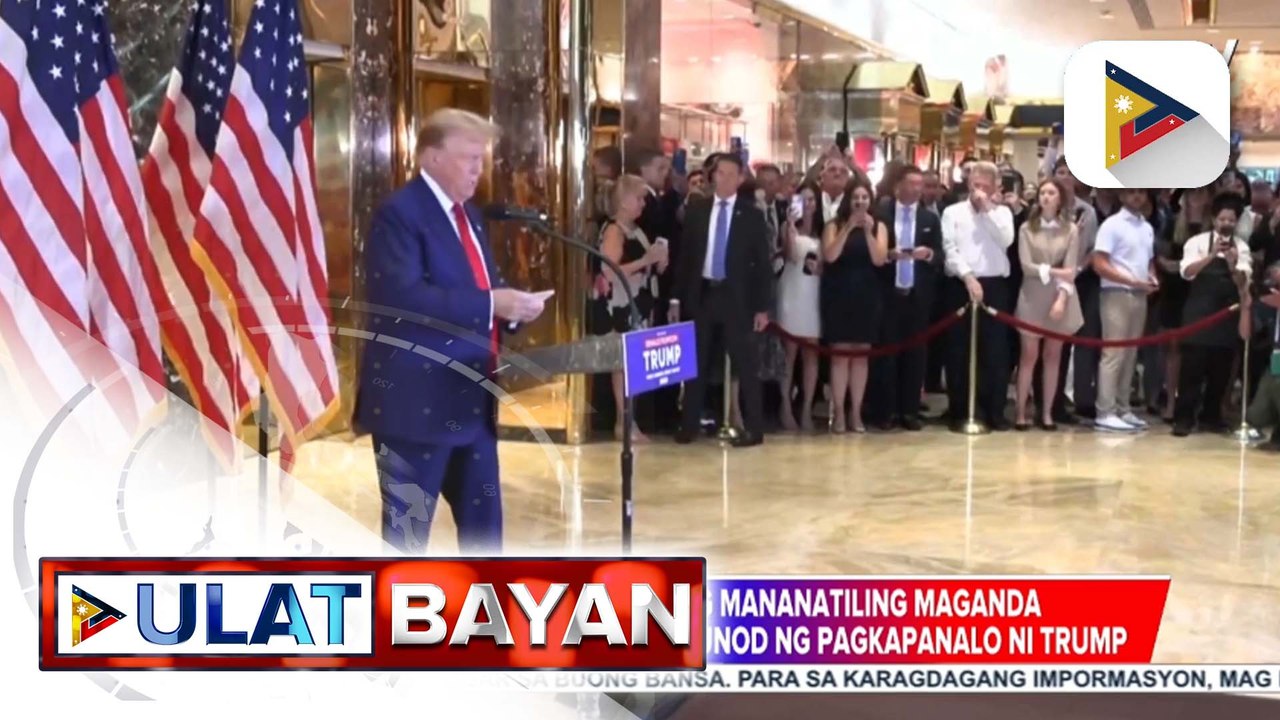 PBBM, tiwalang mananatiling maganda ang relasyon ng Pilipinas at U.S., kasunod ng pagkapanalo ni Donald Trump