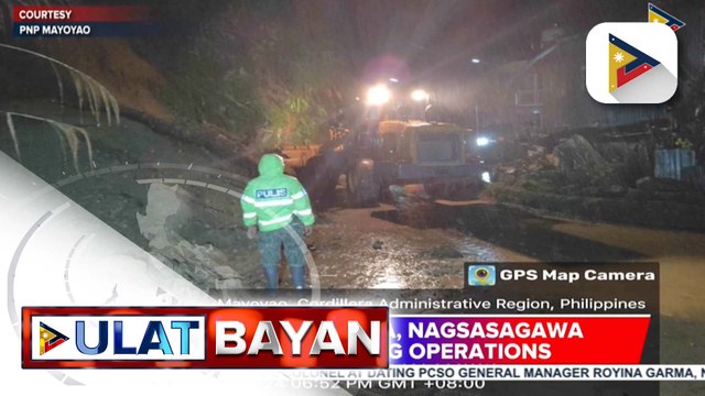 Kabi-kabilang insidente ng pagguho ng lupa sa Cordillera region, iniwan ng Bagyong #NikaPH; DPWH Cordillera, nagsasagawa na ng clearing operations
